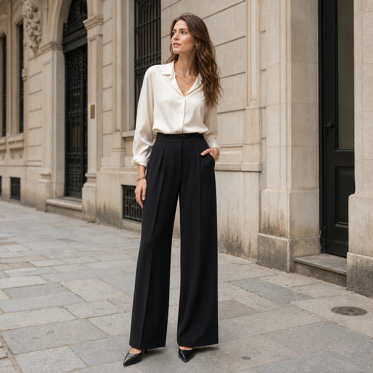 Popokid - Lena Wide-Leg Trousers