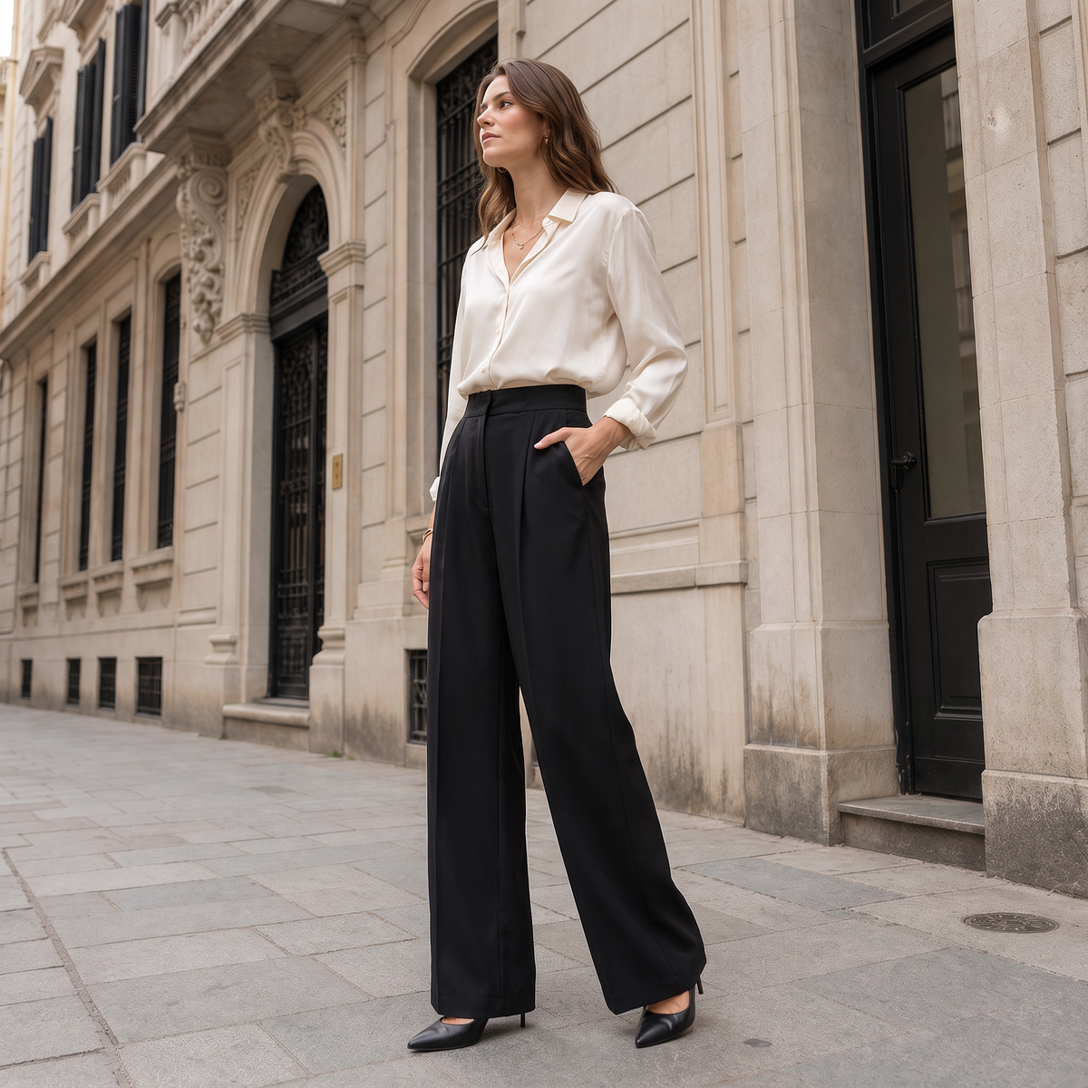 Popokid - Lena Wide-Leg Trousers