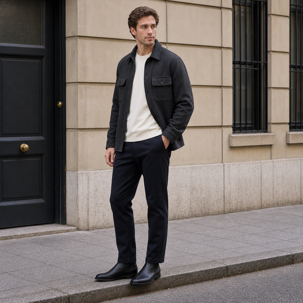 Popokid - Oliver Textured Overshirt