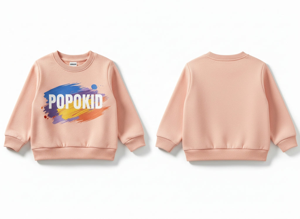 POPOKID Artistic Sun Splash Sweatshirt