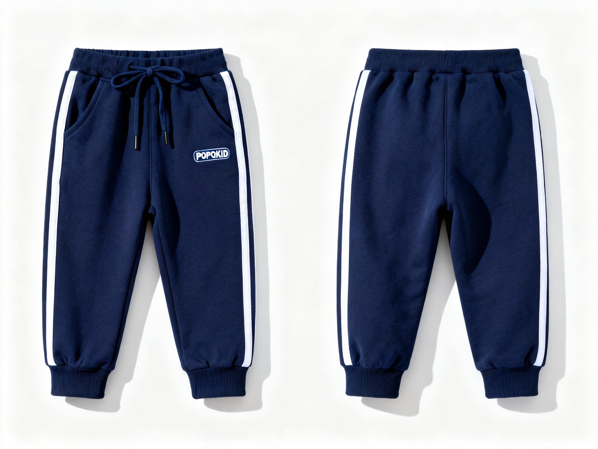 POPOKID Classic Side-Stripe Joggers