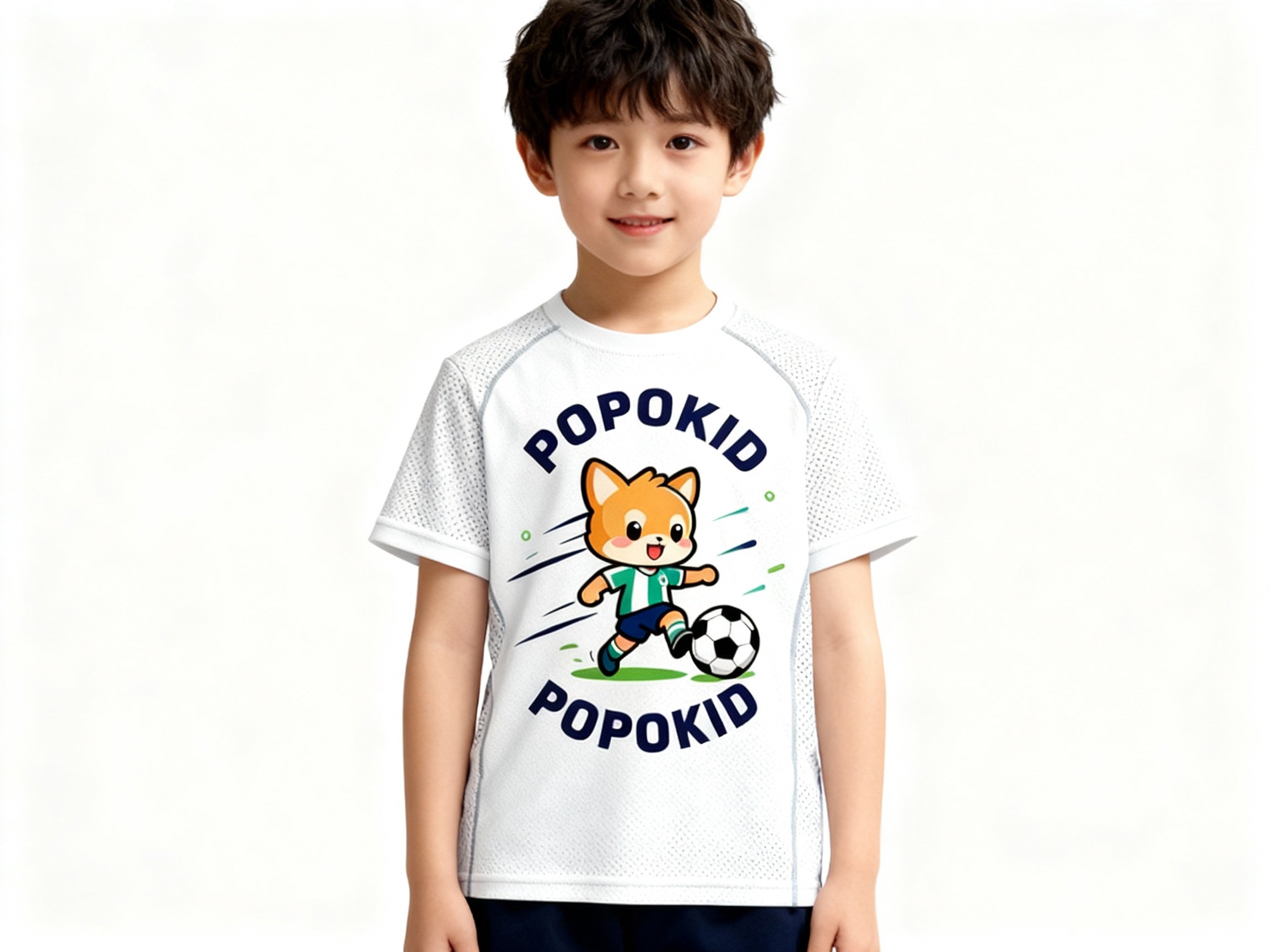 POPOKID Active Fox Mesh Training Tee