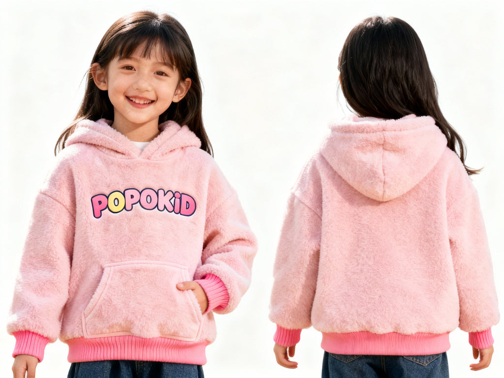 POPOKID Cozy Teddy Kids Hoodie