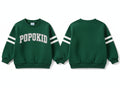 POPOKID Varsity Stripe Crewneck