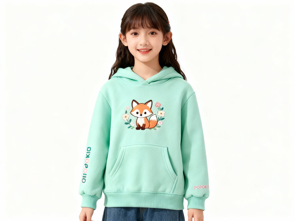 POPOKID Little Fox & Flora Hoodie