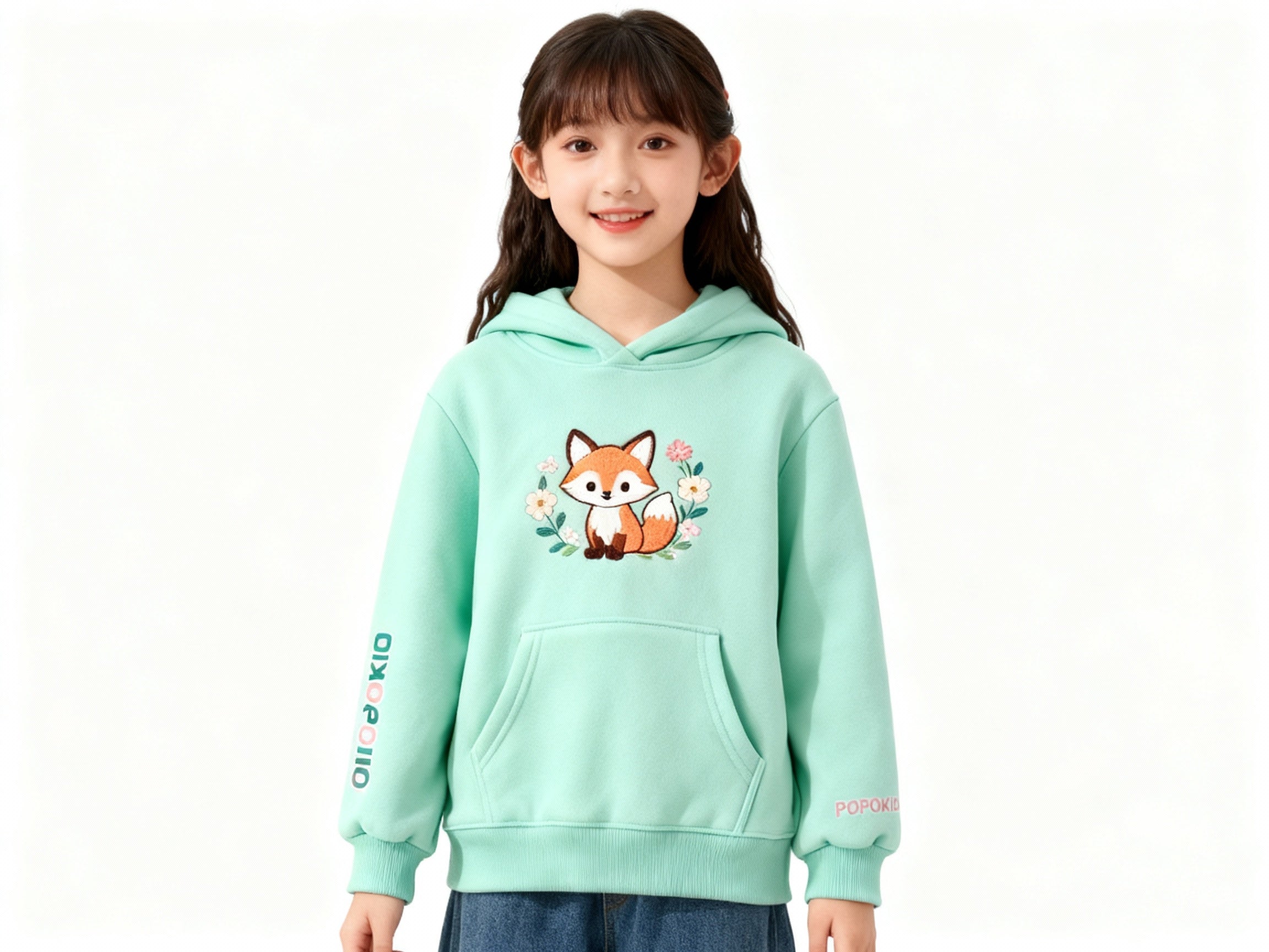 POPOKID Little Fox & Flora Hoodie