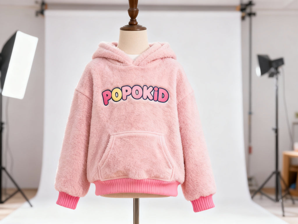 POPOKID Cozy Teddy Kids Hoodie