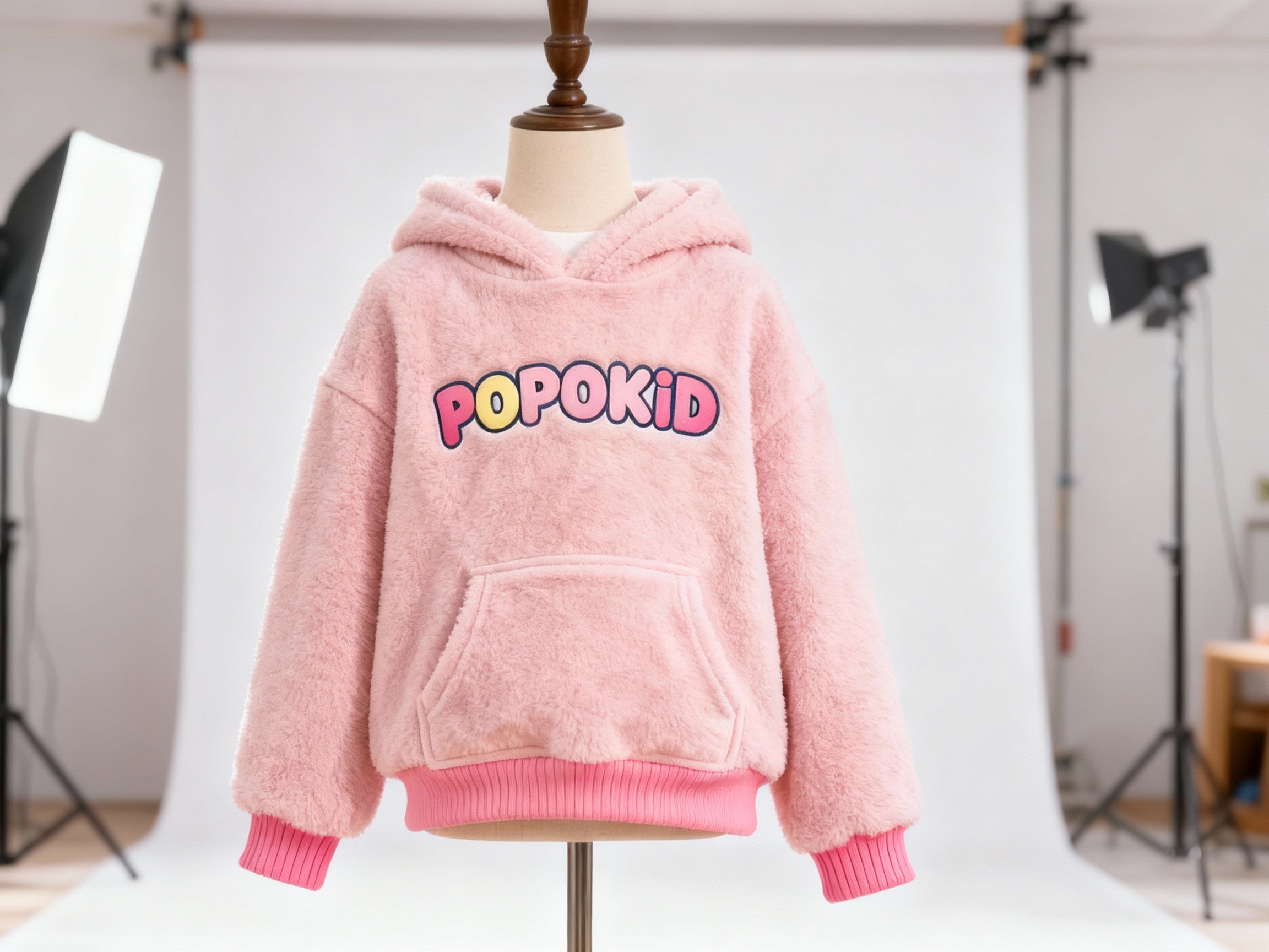 POPOKID Cozy Teddy Kids Hoodie