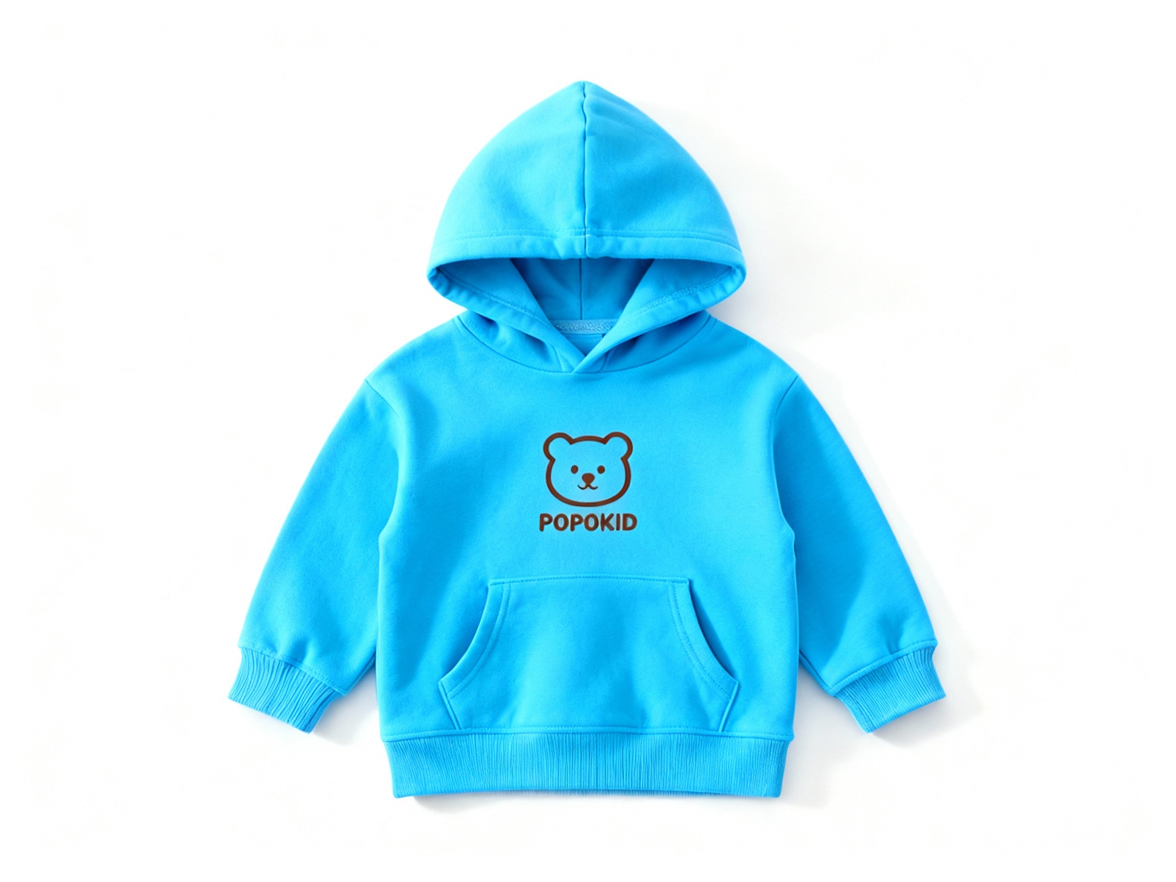 POPOKID Bear Logo Kids Hoodie