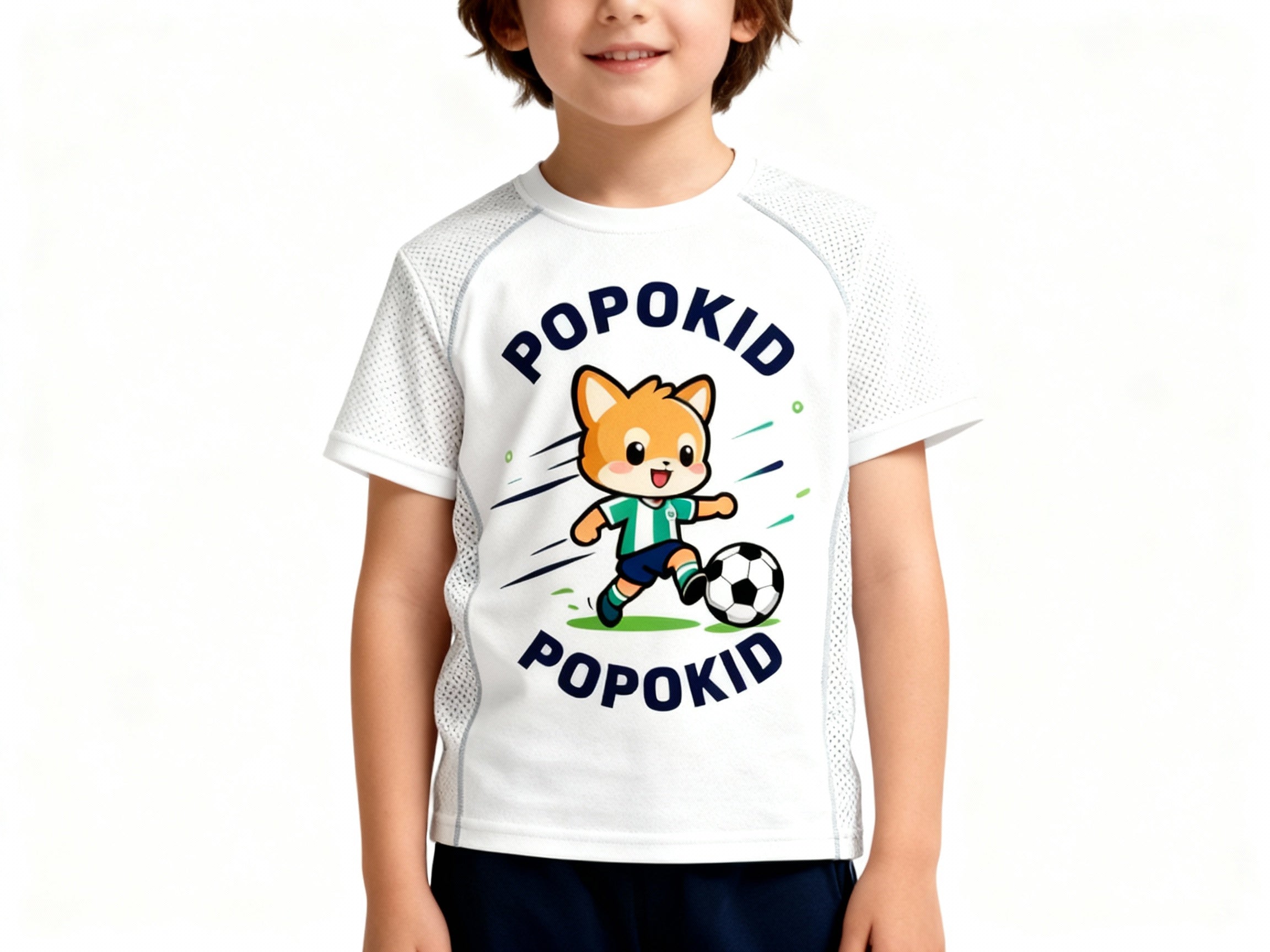 POPOKID Active Fox Mesh Training Tee