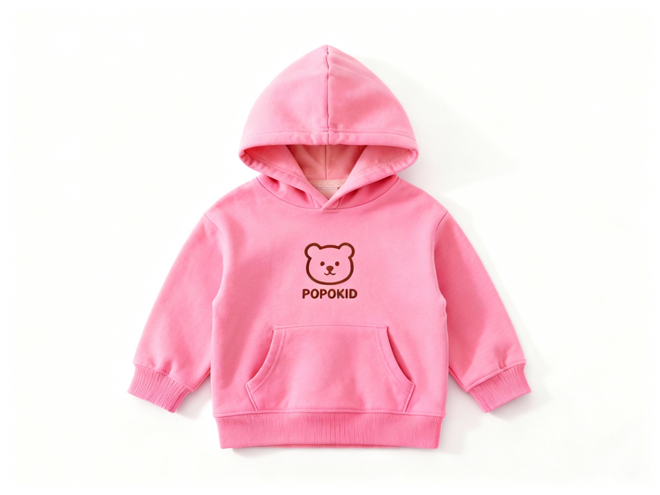 POPOKID Bear Logo Kids Hoodie