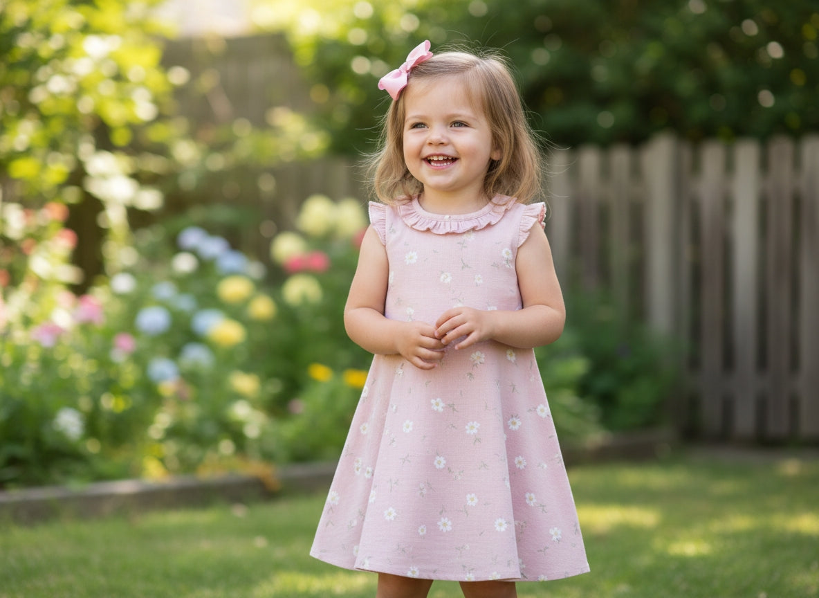 POPOKID Daisy Meadow Flutter Dress