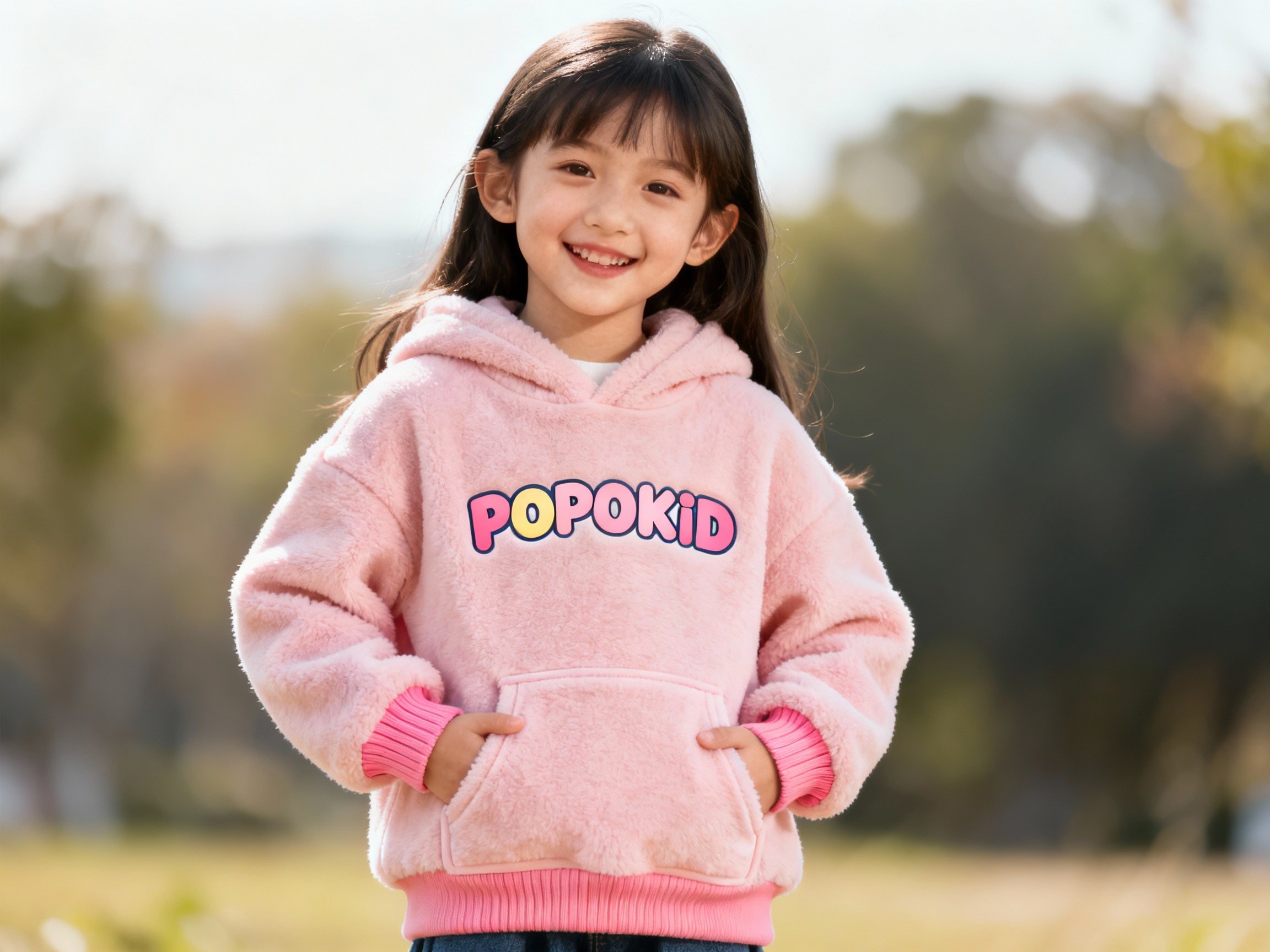 POPOKID Cozy Teddy Kids Hoodie