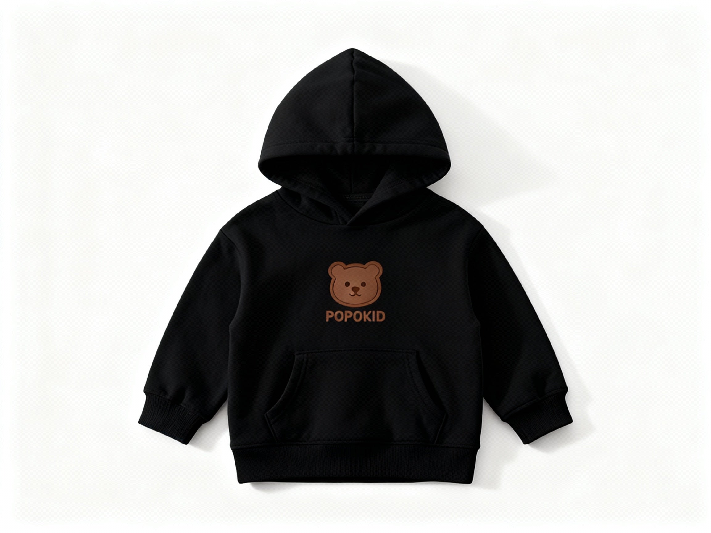 POPOKID Bear Logo Kids Hoodie