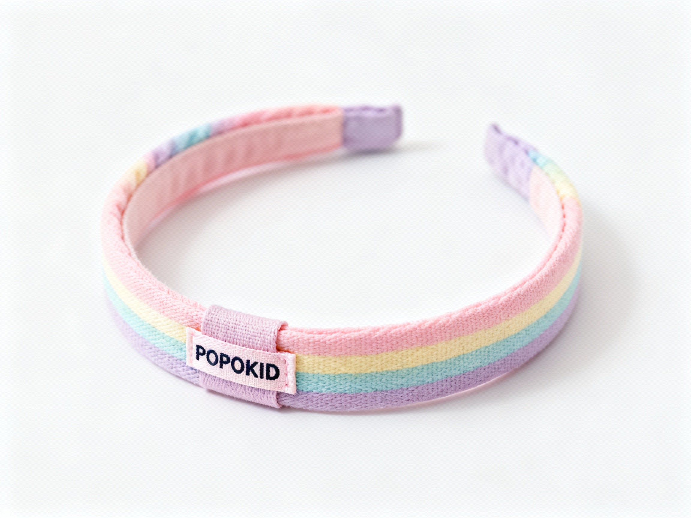 POPOKID Dreamy Rainbow Headband – Pastel Stripe