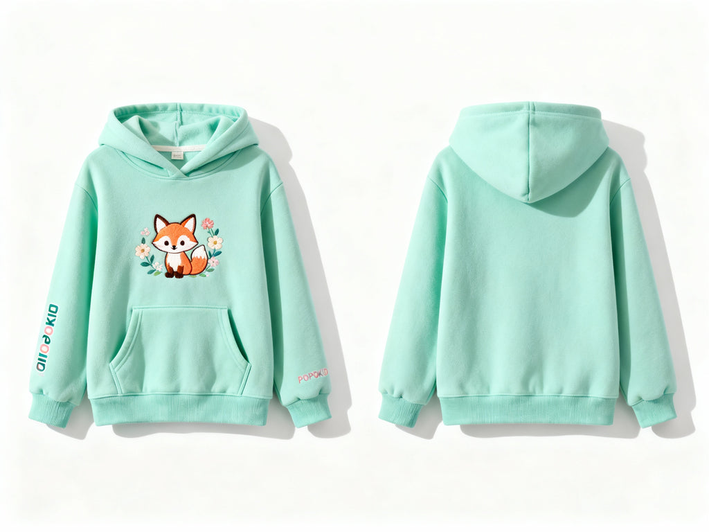 POPOKID Little Fox & Flora Hoodie