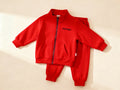 POPOKID Classic Heart Zip-Up Tracksuit Set